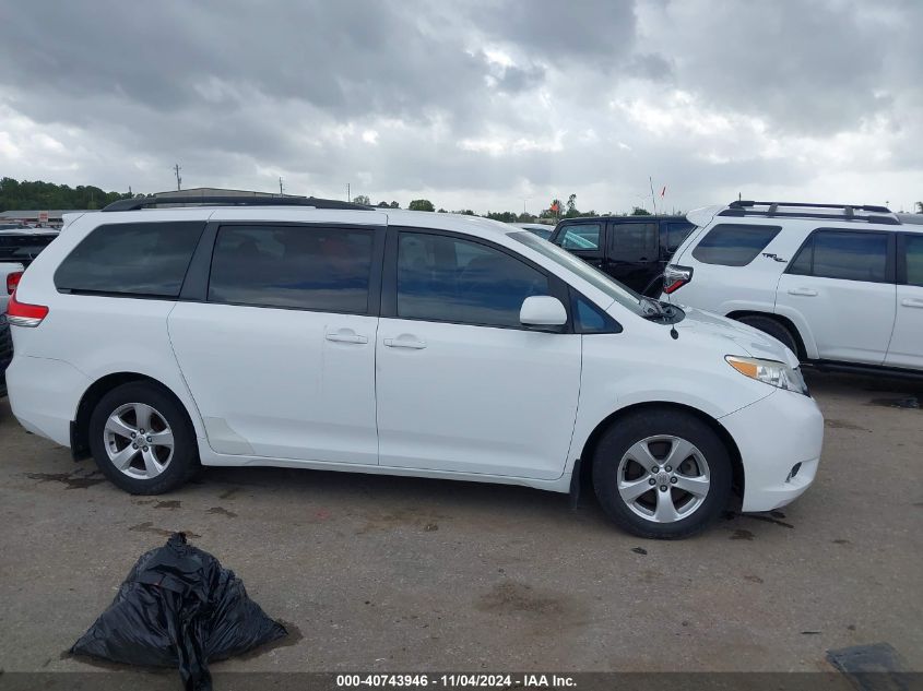 2013 Toyota Sienna Le V6 8 Passenger VIN: 5TDKK3DCXDS326786 Lot: 40743946