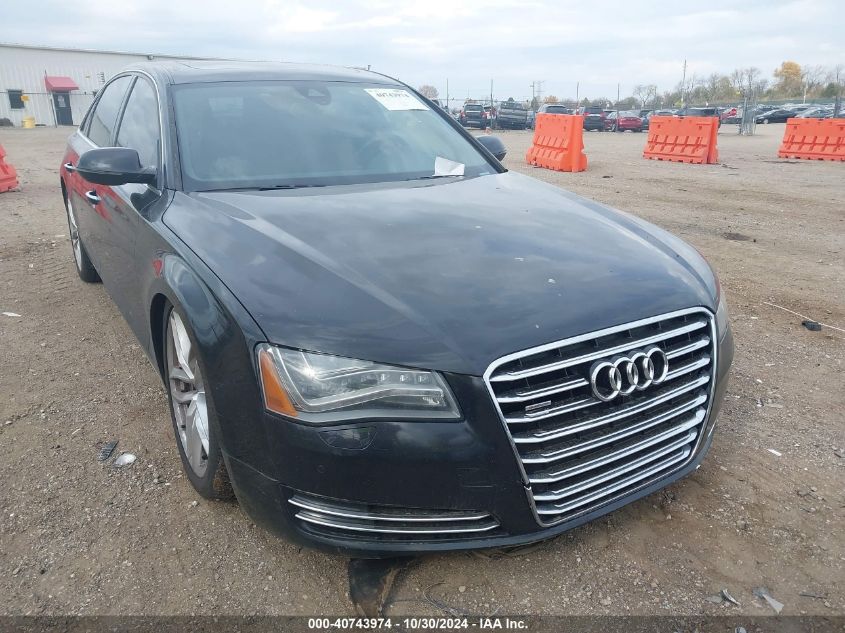 2013 Audi A8 L 4.0T VIN: WAUR2AFDXDN030937 Lot: 40743974