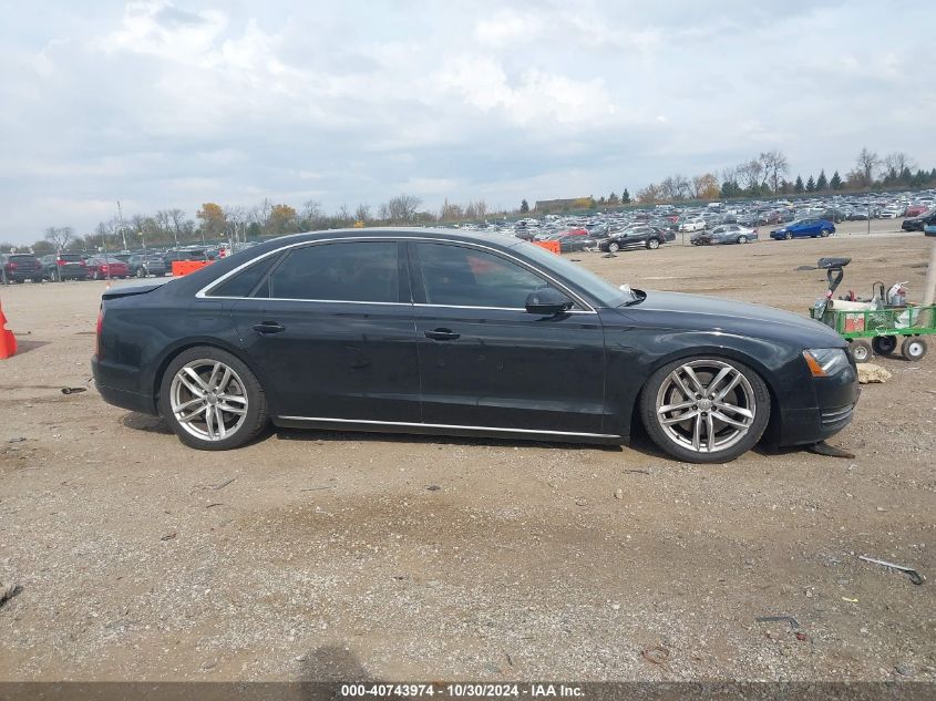 2013 Audi A8 L 4.0T VIN: WAUR2AFDXDN030937 Lot: 40743974