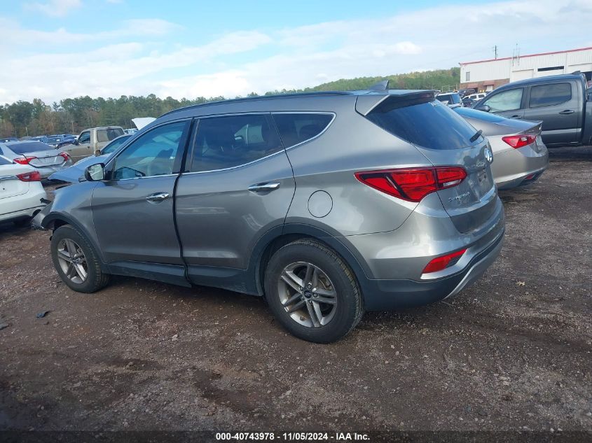 2017 Hyundai Santa Fe Sport 2.4L VIN: 5NMZU3LBXHH012050 Lot: 40743978