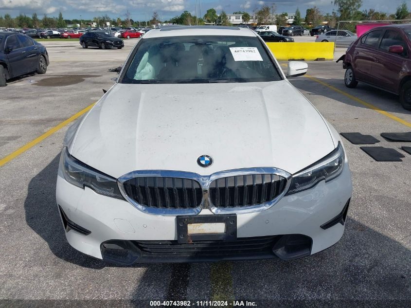 2021 BMW 330I VIN: 3MW5R1J05M8B47696 Lot: 40743982