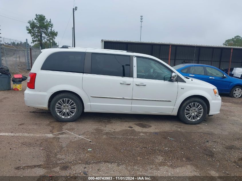 2014 Chrysler Town & Country Touring-L 30Th Anniversary VIN: 2C4RC1CG9ER192335 Lot: 40743983