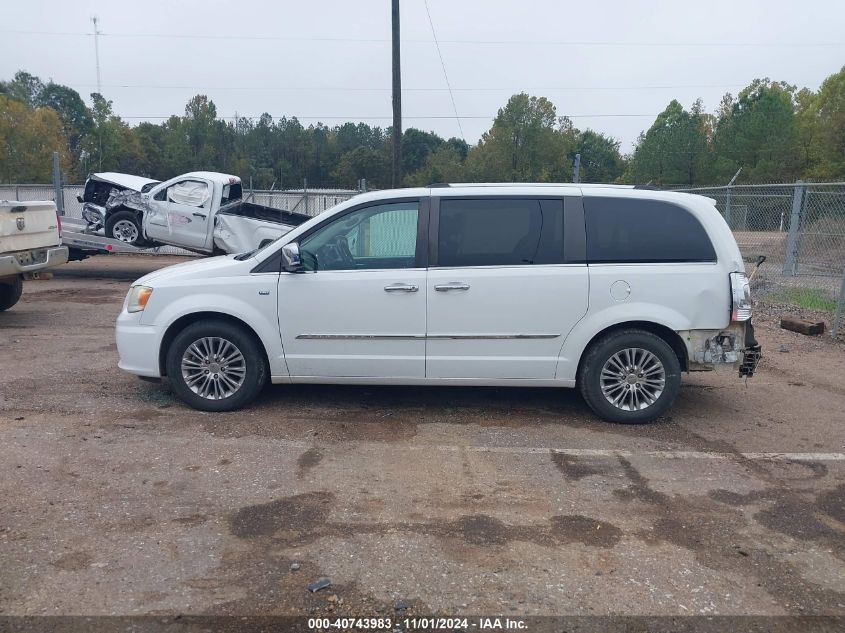 2014 Chrysler Town & Country Touring-L 30Th Anniversary VIN: 2C4RC1CG9ER192335 Lot: 40743983