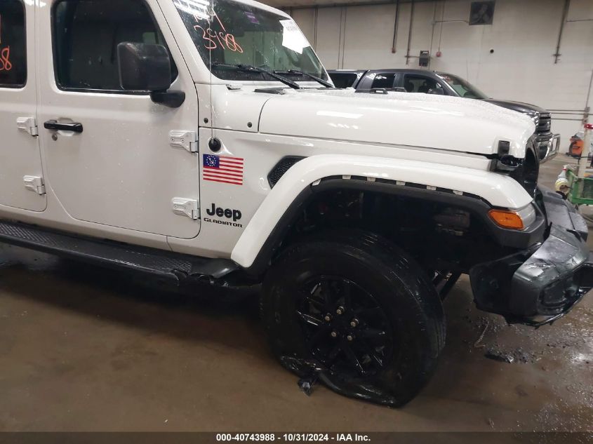 2022 Jeep Gladiator Altitude 4X4 VIN: 1C6HJTAG0NL164262 Lot: 40743988