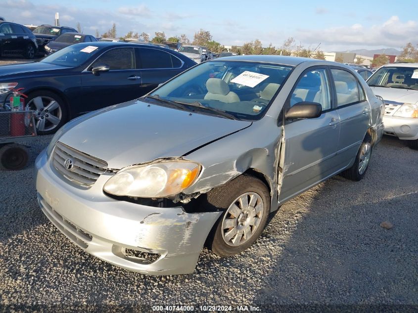 2004 Toyota Corolla Le VIN: 2T1BR38E24C210188 Lot: 40744000