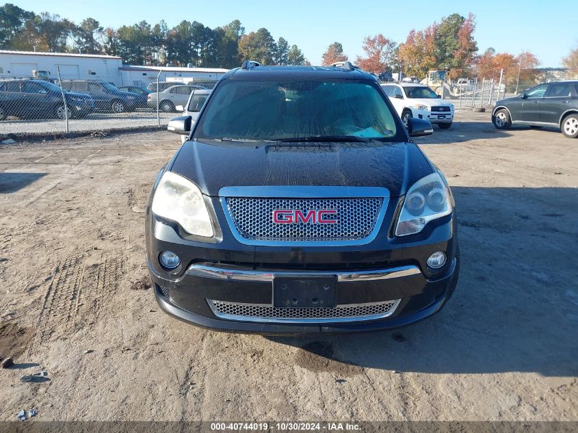 2011 GMC Acadia Denali VIN: 1GKKVTEDXBJ325781 Lot: 40744019