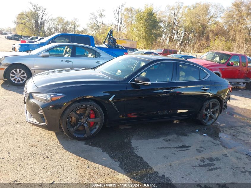 2019 Genesis G70 3.3T Advanced VIN: KMTG34LE2KU020333 Lot: 40744039