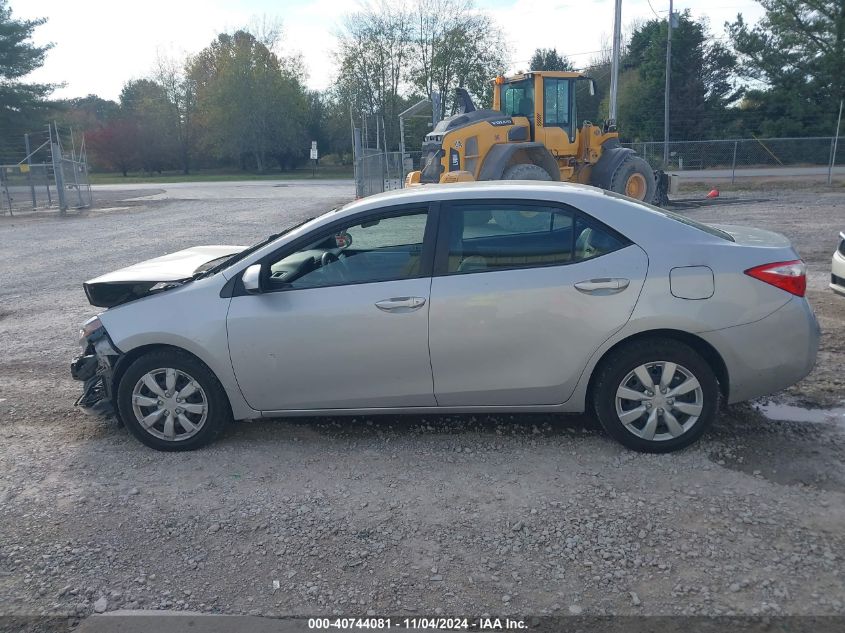 2015 Toyota Corolla Le VIN: 2T1BURHEXFC323133 Lot: 40744081