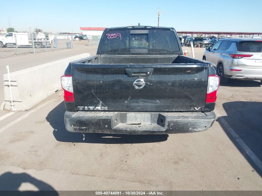 2022 Nissan Titan Sv 4X2 VIN: 1N6AA1EEXNN104143 Lot: 40744091