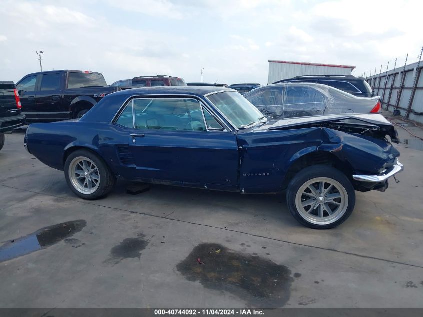 1967 Ford Mustang VIN: 7F01C151657 Lot: 40744092