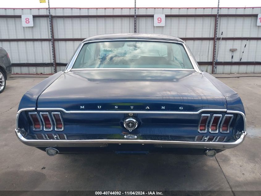 1967 Ford Mustang VIN: 7F01C151657 Lot: 40744092