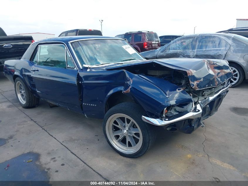 1967 Ford Mustang VIN: 7F01C151657 Lot: 40744092