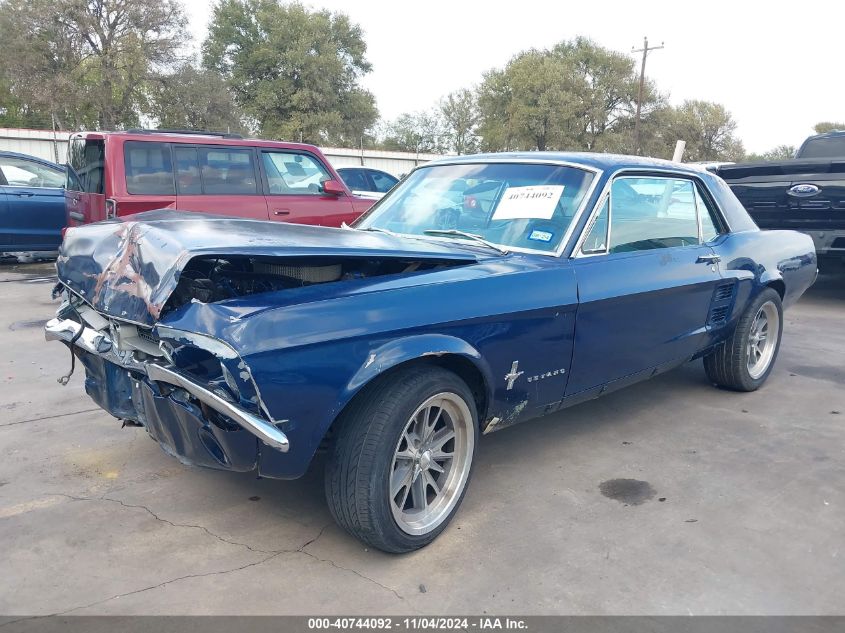 1967 Ford Mustang VIN: 7F01C151657 Lot: 40744092