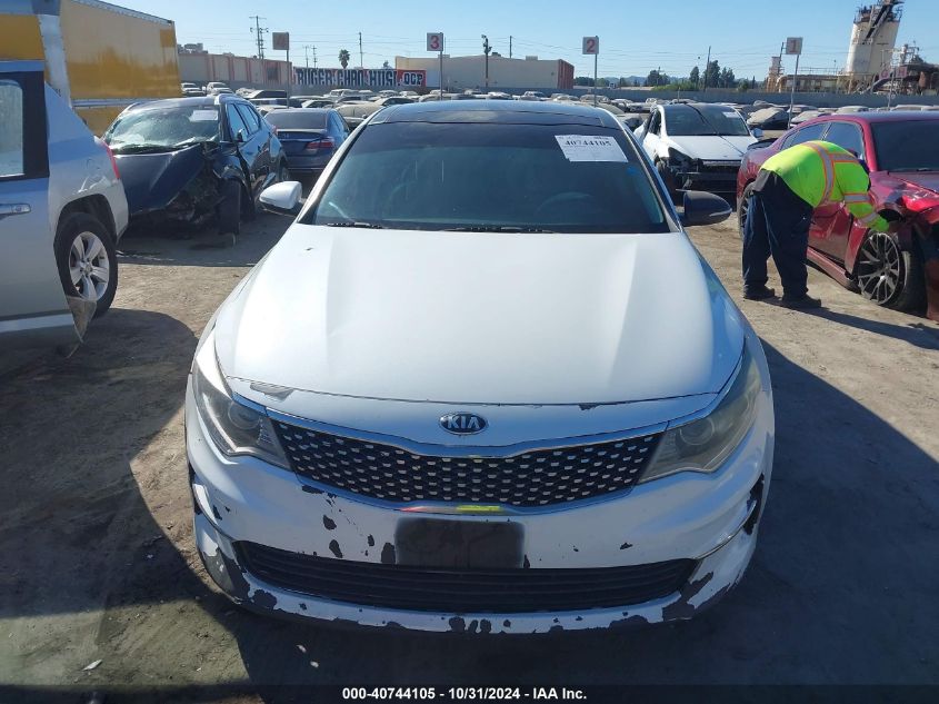 2016 Kia Optima Ex VIN: 5XXGU4L36GG032444 Lot: 40744105