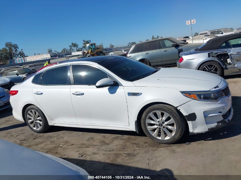 2016 Kia Optima Ex VIN: 5XXGU4L36GG032444 Lot: 40744105