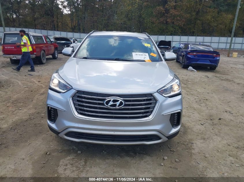 2017 Hyundai Santa Fe Se VIN: KM8SMDHF1HU227923 Lot: 40744136