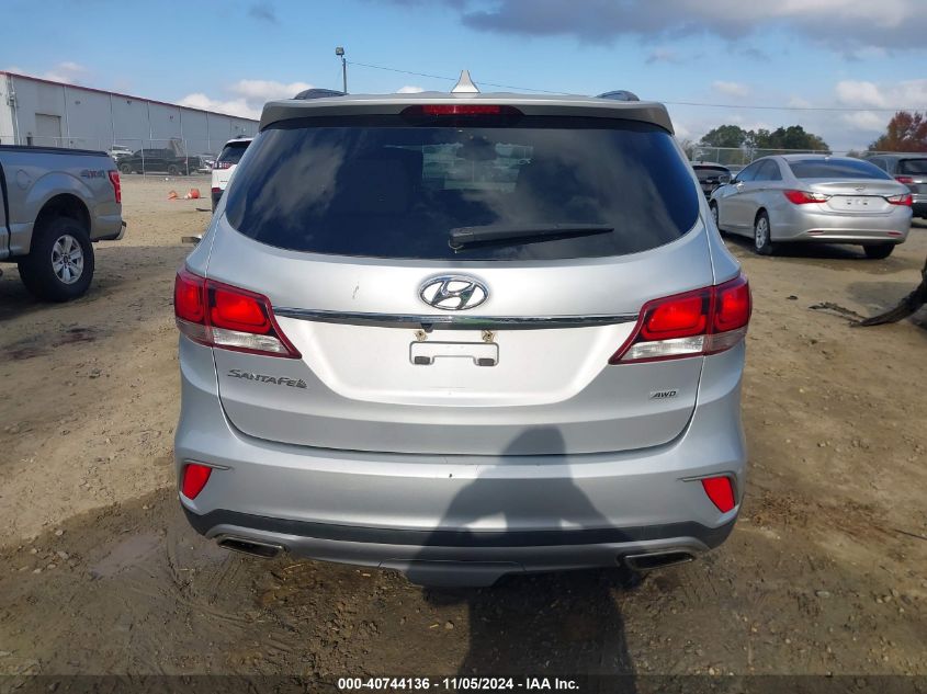 2017 Hyundai Santa Fe Se VIN: KM8SMDHF1HU227923 Lot: 40744136