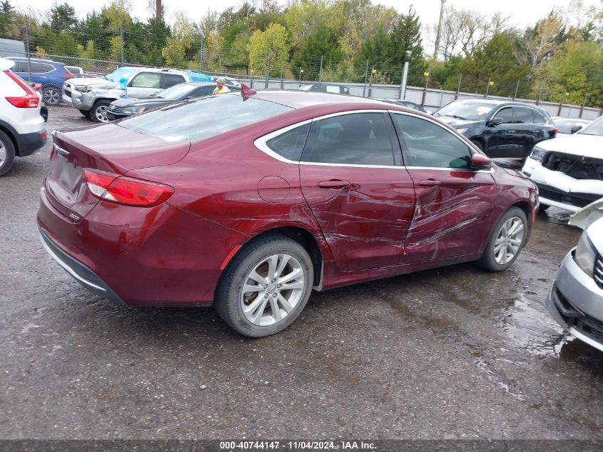 2016 Chrysler 200 Limited Platinum VIN: 1C3CCCAB8GN191822 Lot: 40744147