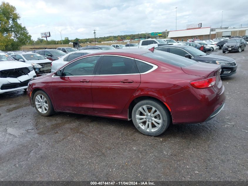 2016 Chrysler 200 Limited Platinum VIN: 1C3CCCAB8GN191822 Lot: 40744147