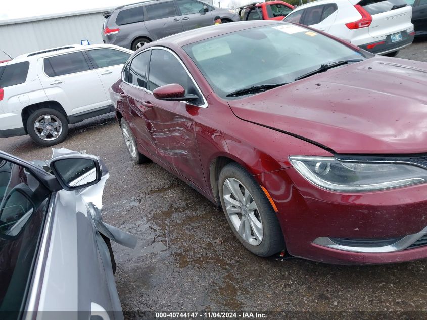 2016 Chrysler 200 Limited Platinum VIN: 1C3CCCAB8GN191822 Lot: 40744147