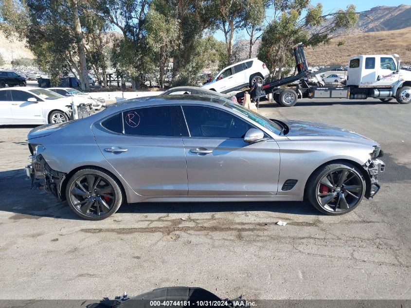 2023 GENESIS G70 3.3T RWD - KMTG54TE2PU114147