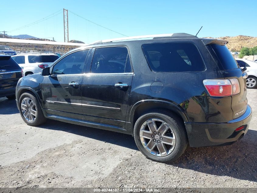 2012 GMC Acadia Denali VIN: 1GKKRTED3CJ179374 Lot: 40744187