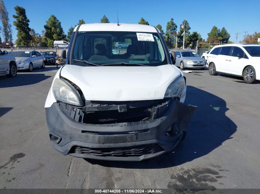 2016 Ram Promaster City Tradesman VIN: ZFBERFAT9G6B58258 Lot: 40744205