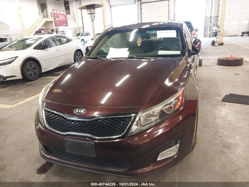 2015 Kia Optima Lx VIN: 5XXJM4A73FJ465563 Lot: 40744228