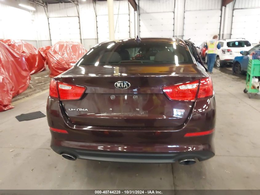 2015 Kia Optima Lx VIN: 5XXJM4A73FJ465563 Lot: 40744228