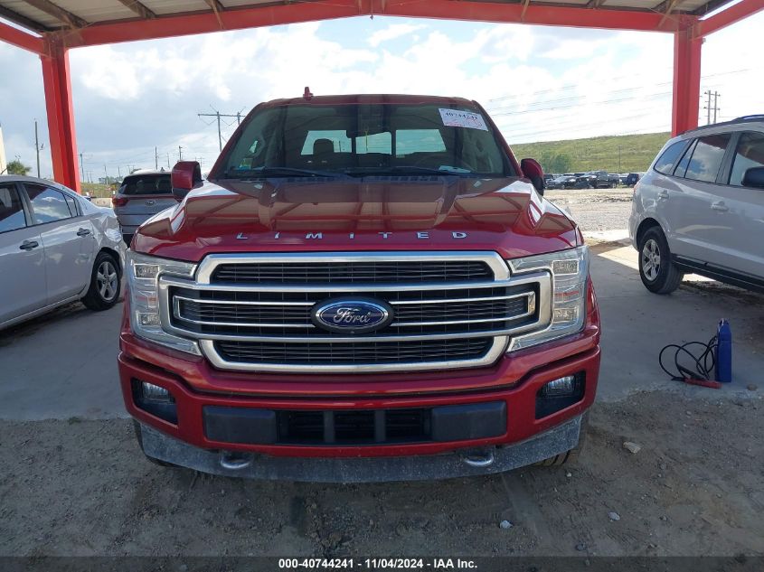 2019 Ford F-150 Limited VIN: 1FTEW1EG3KFA73427 Lot: 40744241