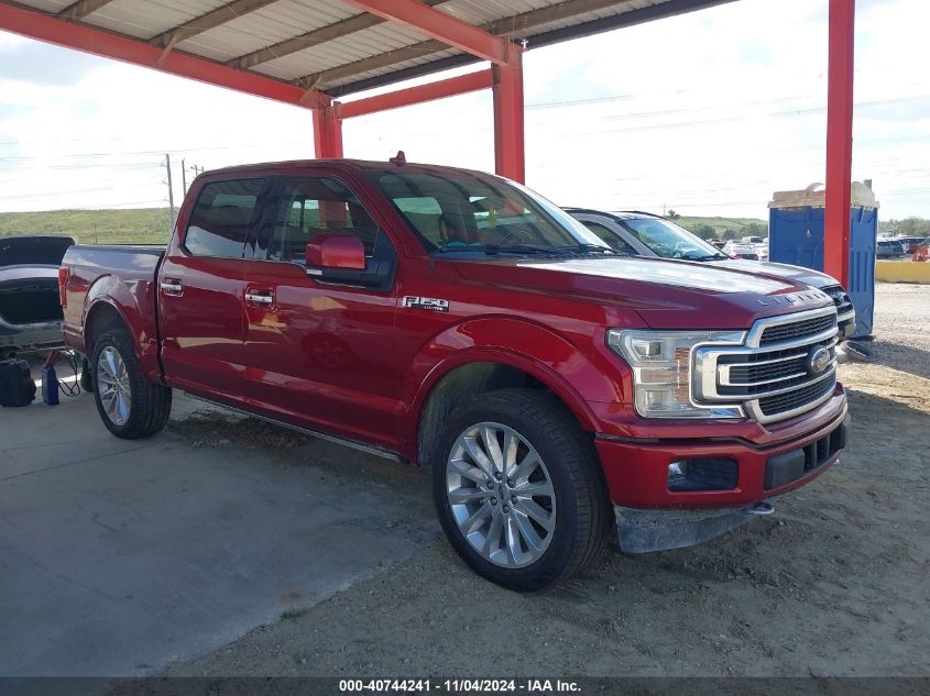 2019 Ford F-150 Limited VIN: 1FTEW1EG3KFA73427 Lot: 40744241