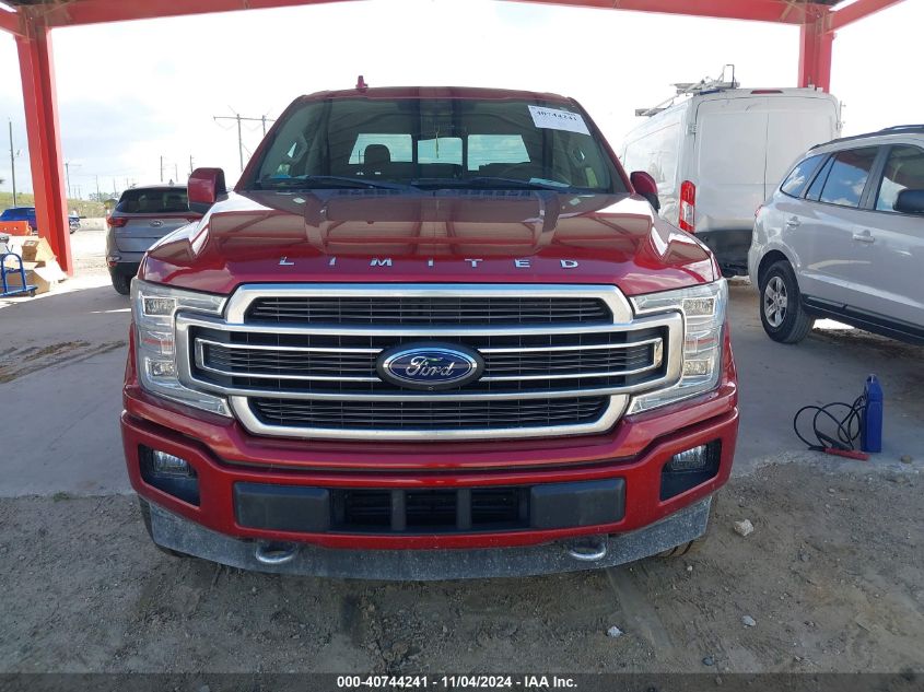 2019 Ford F-150 Limited VIN: 1FTEW1EG3KFA73427 Lot: 40744241