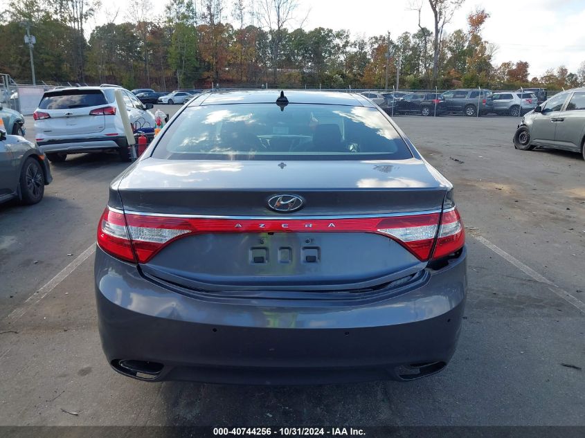 2013 Hyundai Azera VIN: KMHFH4JGXDA199334 Lot: 40744256