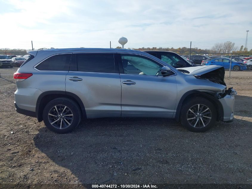 2017 Toyota Highlander Xle VIN: 5TDJZRFH8HS408315 Lot: 40744272