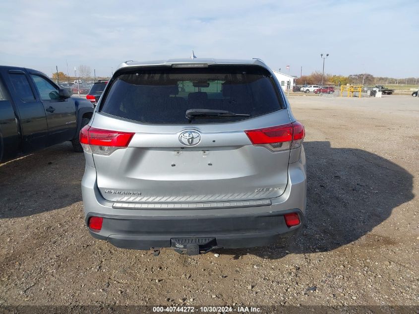 2017 Toyota Highlander Xle VIN: 5TDJZRFH8HS408315 Lot: 40744272