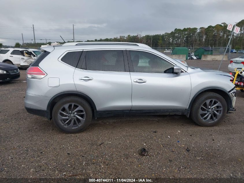 2016 Nissan Rogue S/Sl/Sv VIN: 5N1AT2MT2GC924696 Lot: 40744311