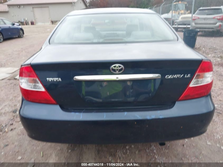 2003 Toyota Camry Le VIN: 4T1BE32KX3U257122 Lot: 40744318