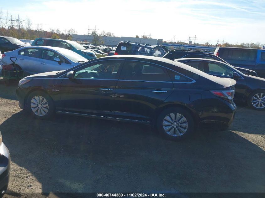 2016 HYUNDAI SONATA HYBRID VIN: KMHE24L18GA025983