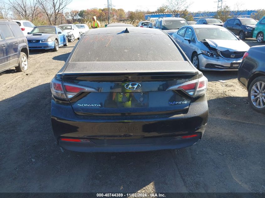 2016 Hyundai Sonata Hybrid Se VIN: KMHE24L18GA025983 Lot: 40744389