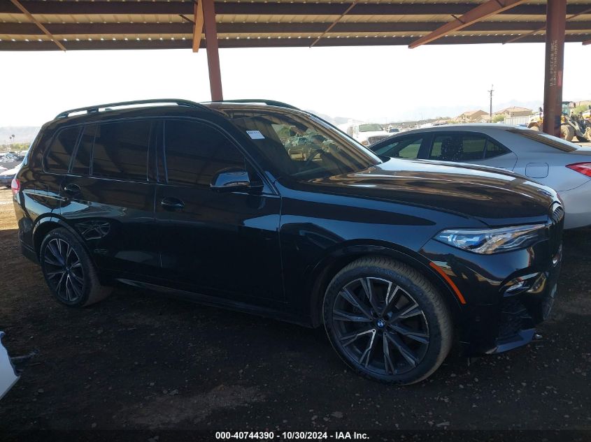 2022 BMW X7 M50I VIN: 5UXCX6C0XN9M54068 Lot: 40744390