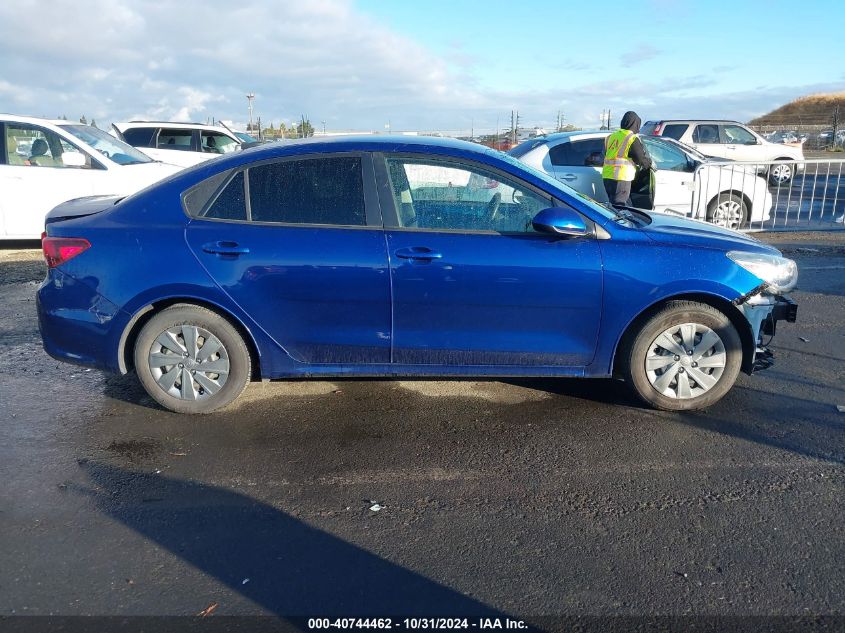 2020 Kia Rio S VIN: 3KPA24AD0LE296785 Lot: 40744462