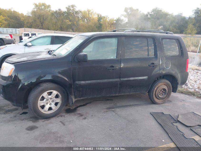 2011 Honda Pilot Lx VIN: 5FNYF4H24BB056798 Lot: 40744463