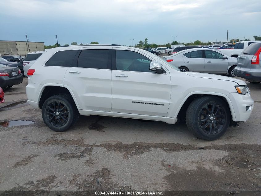 2017 Jeep Grand Cherokee Overland 4X4 VIN: 1C4RJFCG8HC863400 Lot: 40744470