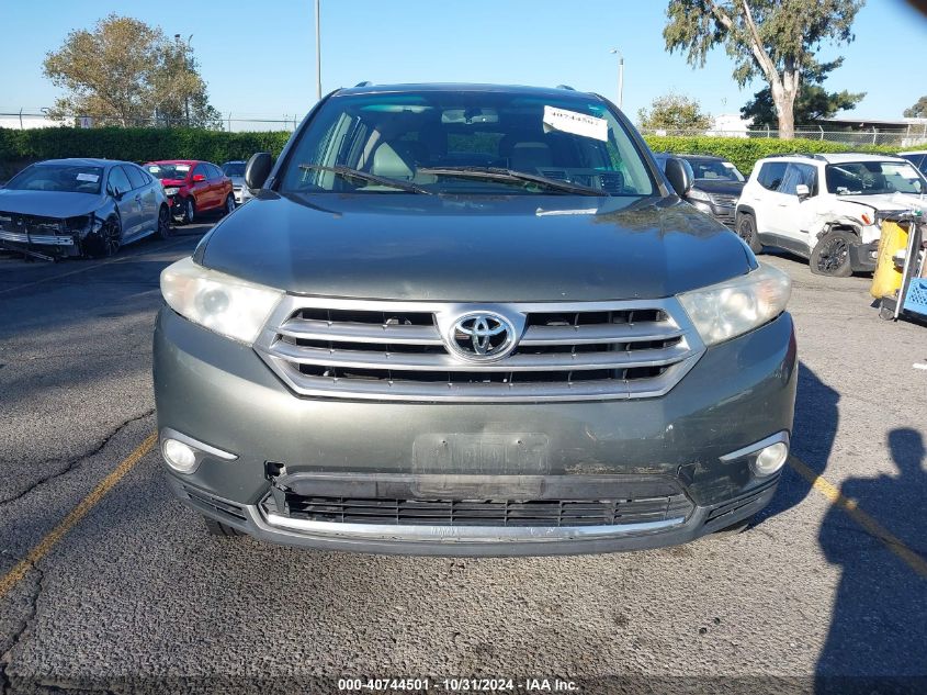 2012 Toyota Highlander Se V6 VIN: 5TDBK3EH3CS123487 Lot: 40744501