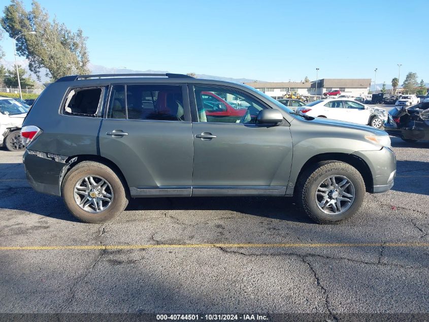 2012 Toyota Highlander Se V6 VIN: 5TDBK3EH3CS123487 Lot: 40744501