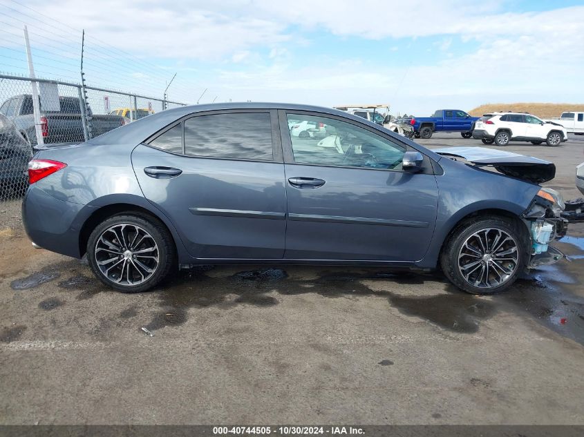 2016 Toyota Corolla S Plus VIN: 5YFBURHE2GP524204 Lot: 40744505