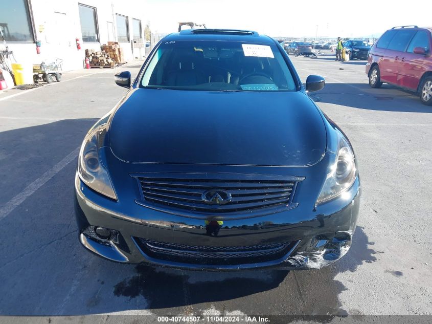 2013 Infiniti G37 Journey VIN: JN1CV6AP5DM712180 Lot: 40744507