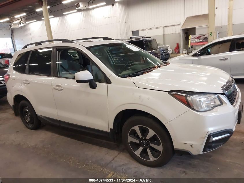 2018 Subaru Forester 2.5I Premium VIN: JF2SJAGC1JH508302 Lot: 40744533