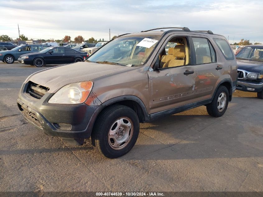 2004 Honda Cr-V Lx VIN: JHLRD68424C013619 Lot: 40744539