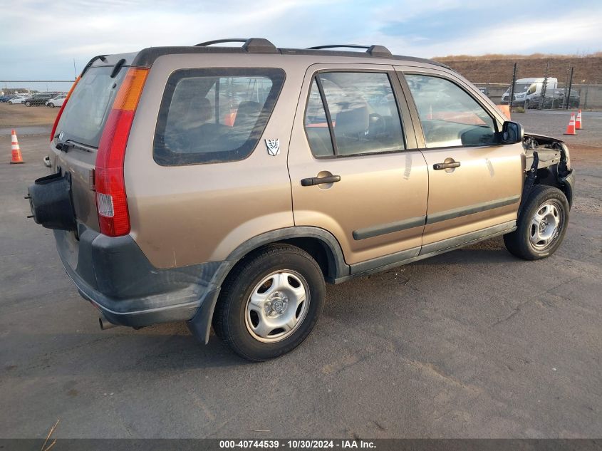 2004 Honda Cr-V Lx VIN: JHLRD68424C013619 Lot: 40744539